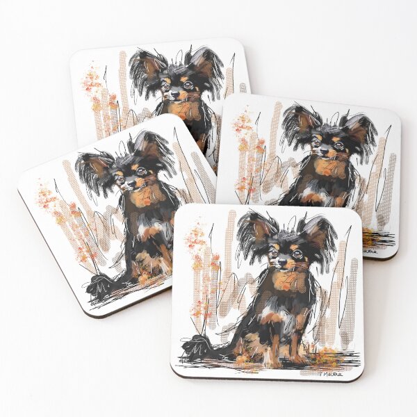 Item preview, Russian Toy Black and Tan Dog designed and sold by TraceyMackieArt.