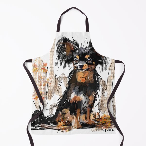 Item preview, Russian Toy Black and Tan Dog designed and sold by TraceyMackieArt.