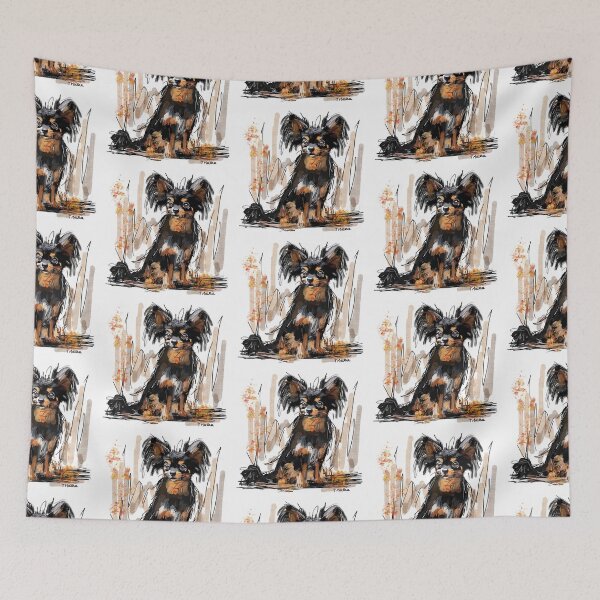 Item preview, Russian Toy Black and Tan Dog designed and sold by TraceyMackieArt.