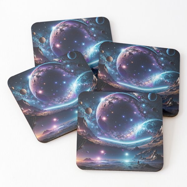 Item preview, A landscape with planets and stars designed and sold by johndesign88.