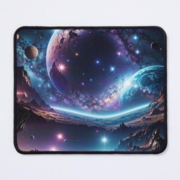 Item preview, A landscape with planets and stars designed and sold by johndesign88.