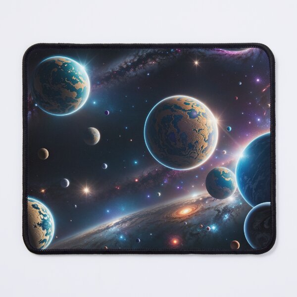Item preview, Planets and stars in space designed and sold by johndesign88.