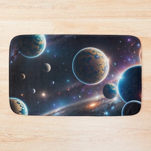 Item preview, Planets and stars in space designed and sold by johndesign88.