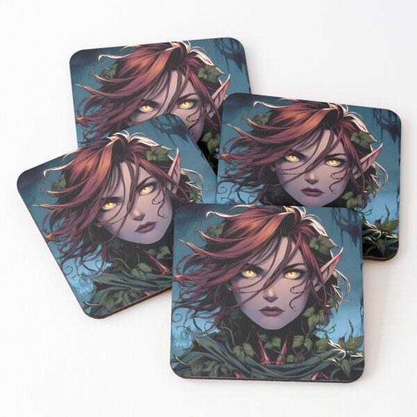Item preview, Enchanting Wood Elf Art - Female Fantasy Character designed and sold by ByteyCreatives.
