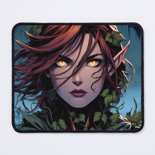 Item preview, Enchanting Wood Elf Art - Female Fantasy Character designed and sold by ByteyCreatives.