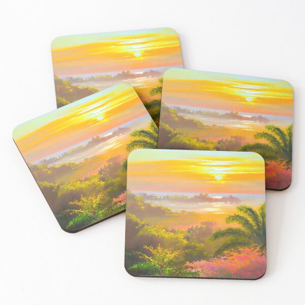 Item preview, Jungle sunset Landscape designed and sold by RemonMichel.