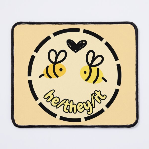 Item preview, He/They/It Pronouns | Bee Enbee | He They It Pronoun designed and sold by Furia LGBTQ+ Accessories.