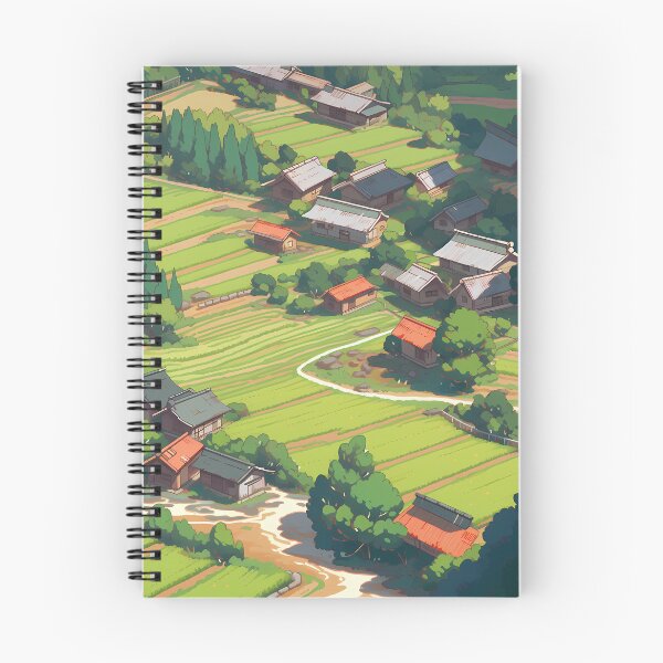 Item preview, Anime countryside top down view- Pixel art designed and sold by octoboobs.