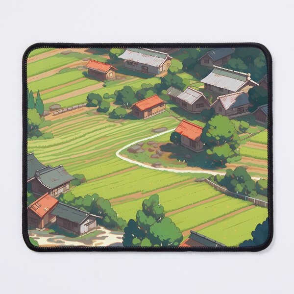 Item preview, Anime countryside top down view- Pixel art designed and sold by octoboobs.