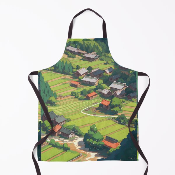 Item preview, Anime countryside top down view- Pixel art designed and sold by octoboobs.