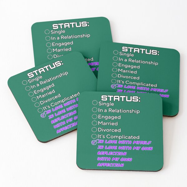 Item preview, Funny Status: In Love With Myself  designed and sold by Megaera8.