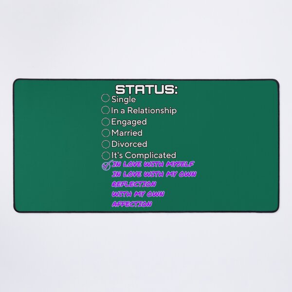 Item preview, Funny Status: In Love With Myself designed and sold by Megaera8.