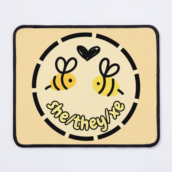 Item preview, She/They/Xe Pronouns | Bee Enbee | She They Xe Pronoun designed and sold by Furia LGBTQ+ Accessories.