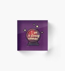 I see a strong woman Acrylic Block