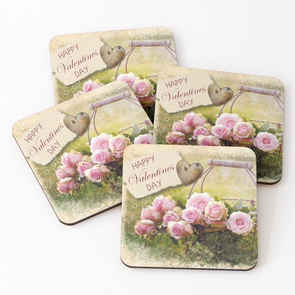 Item preview, Happy Valentinesday - Valentine's Day card with basket of roses - Love designed and sold by Connys Colorful World.