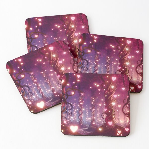 Item preview, Love's Tapestry: Enchanted Valentine's Forest designed and sold by AI-Only Creations.