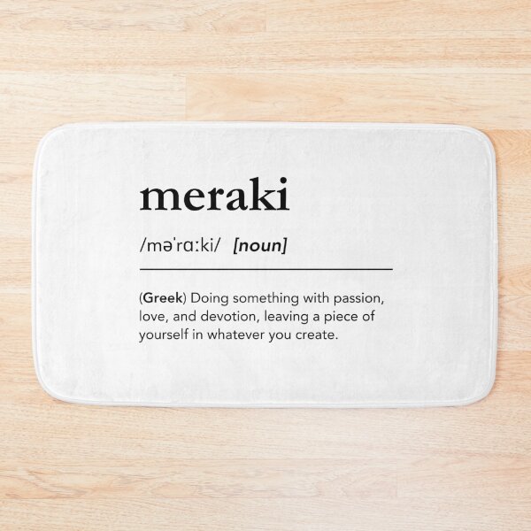 Item preview, Meraki definition, meraki meaning, greek words dictionary art, mindful design, creative energy designed and sold by lagunaklein.