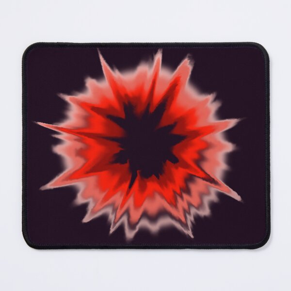 Item preview, Vibrant red colorsplash on black designed and sold by coloryourwings.