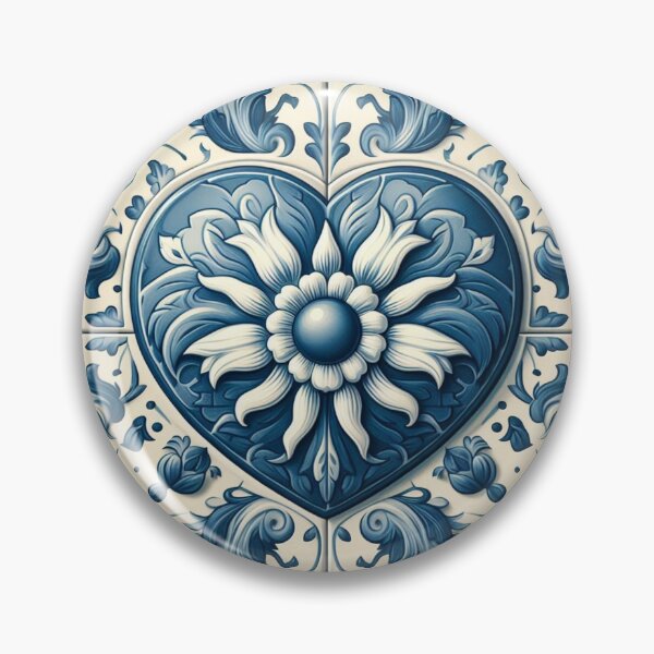 Item preview, Dutch Tile: The Heart No.1 designed and sold by ArtNook777.