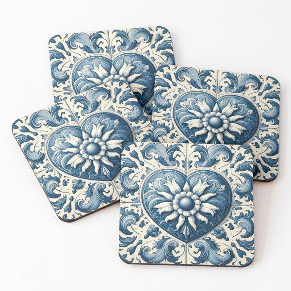 Item preview, Dutch Tile: The Heart No.1 designed and sold by ArtNook777.