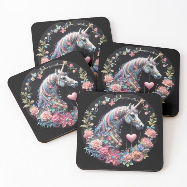Item preview, Unicorn Loves Beautiful Flowers  designed and sold by BotunPeony.