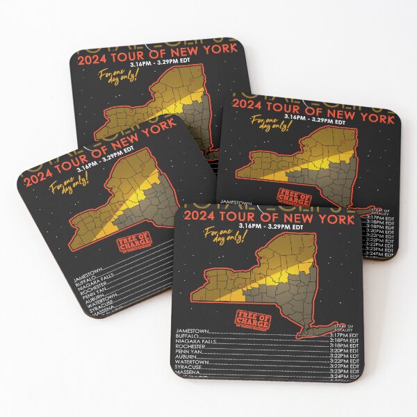 Item preview, Total Solar Eclipse 2024 Tour of New York designed and sold by Nerd Shizzle.