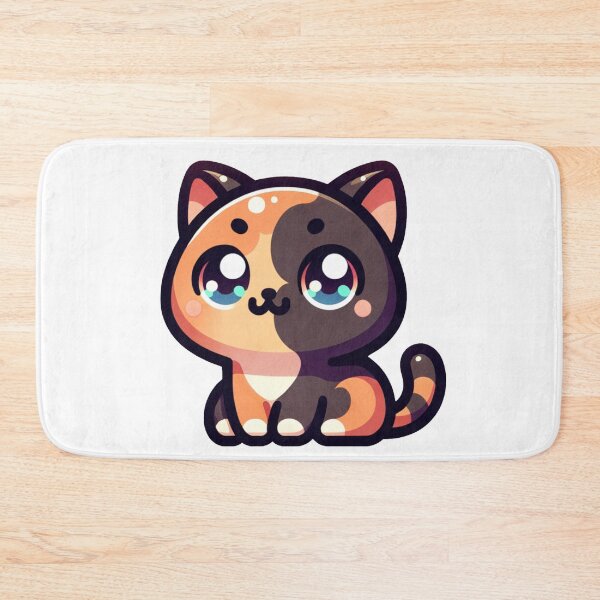 Item preview, kawaii cat tortie cute Tortoiseshell Kitten designed and sold by dimaxstore.