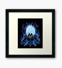 Cool Vegeta Blue shirt - Super Saiyan God Vegeta T-shirt or Hoodie - Vegeta SSJSSB Shirt - Vegeta Blue Shirts - Vegeta Blue Hoodie Framed Print