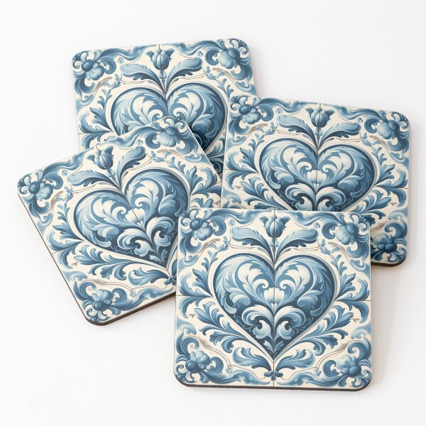 Item preview, Dutch Tile: The Heart No.2 designed and sold by ArtNook777.