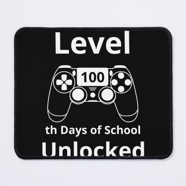 Item preview, "Level 100th Days of School Unlocked Tee | Milestone Celebration" designed and sold by AI-volution.