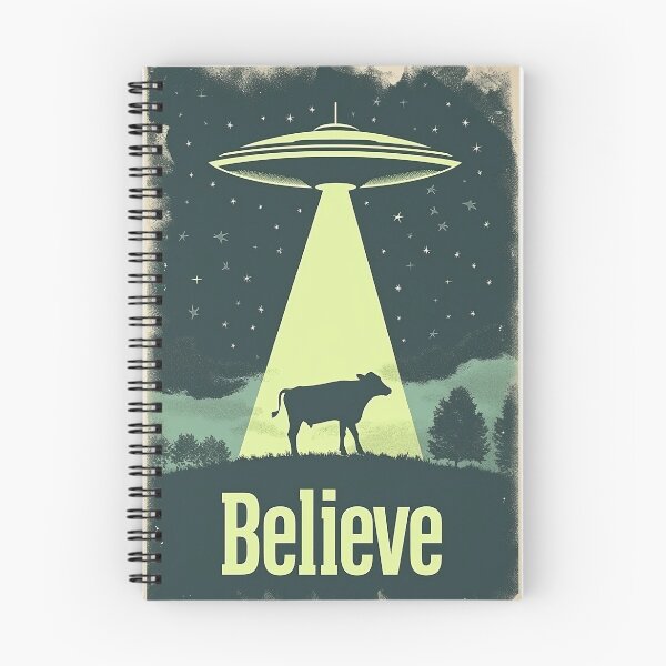 Item preview, Believe in the Cosmic Journey of the Cow designed and sold by Piotrek0001.