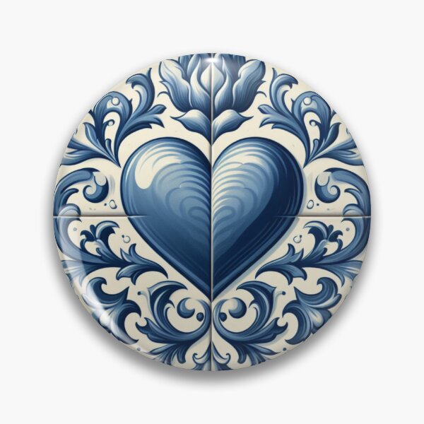 Item preview, Dutch Tile: The Heart No.3 designed and sold by ArtNook777.