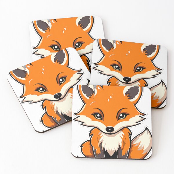 Item preview, Kawaii Fox Adventure: Adorable Cartoon Fox in Nature's Embrace designed and sold by pickaxflapper0p.
