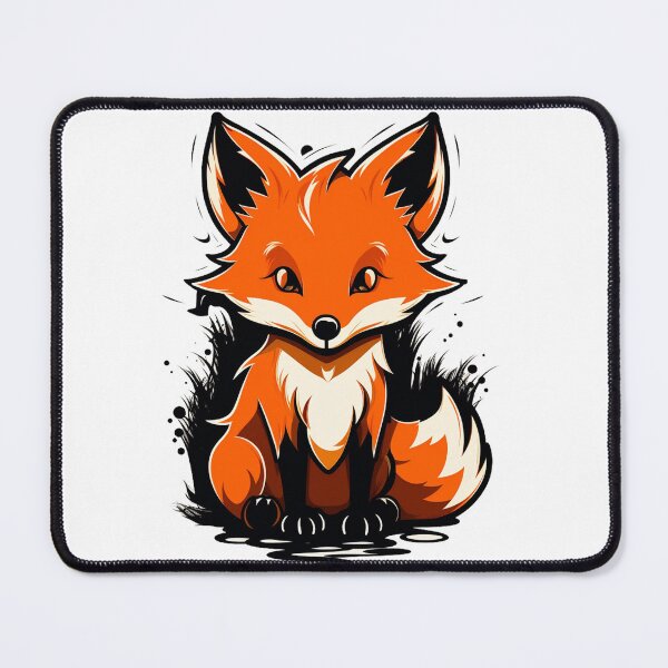 Item preview, Kawaii Fox Adventure: Adorable Cartoon Fox in Nature's Embrace designed and sold by pickaxflapper0p.