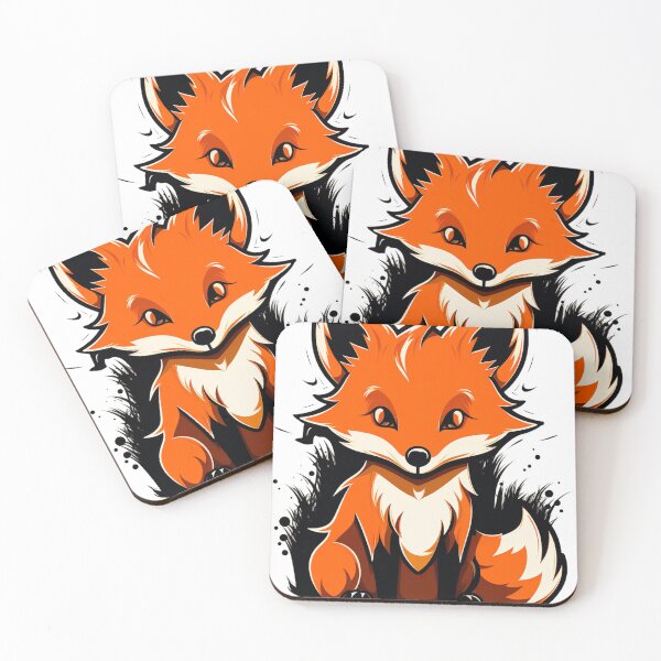 Item preview, Kawaii Fox Adventure: Adorable Cartoon Fox in Nature's Embrace designed and sold by pickaxflapper0p.