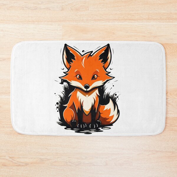 Item preview, Kawaii Fox Adventure: Adorable Cartoon Fox in Nature's Embrace designed and sold by pickaxflapper0p.