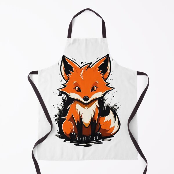 Item preview, Kawaii Fox Adventure: Adorable Cartoon Fox in Nature's Embrace designed and sold by pickaxflapper0p.
