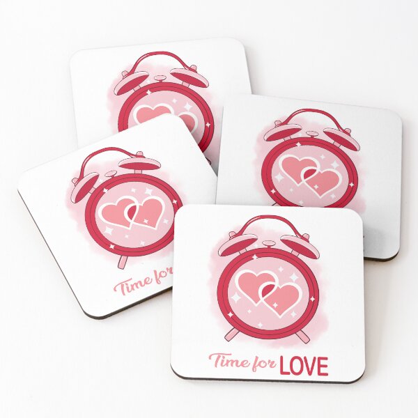 Item preview, Time for love clock design for Valentines Day designed and sold by expresivedesign.