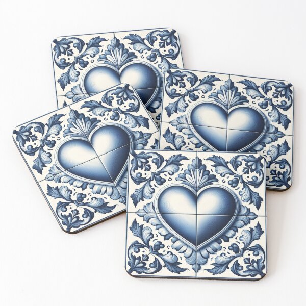 Item preview, Dutch Tile: The Heart No.4 designed and sold by ArtNook777.