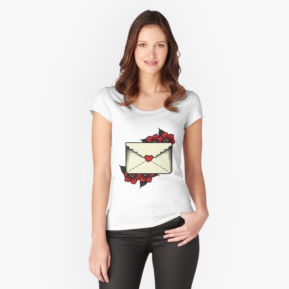 Item preview, Fitted Scoop T-Shirt designed and sold by despresso.
