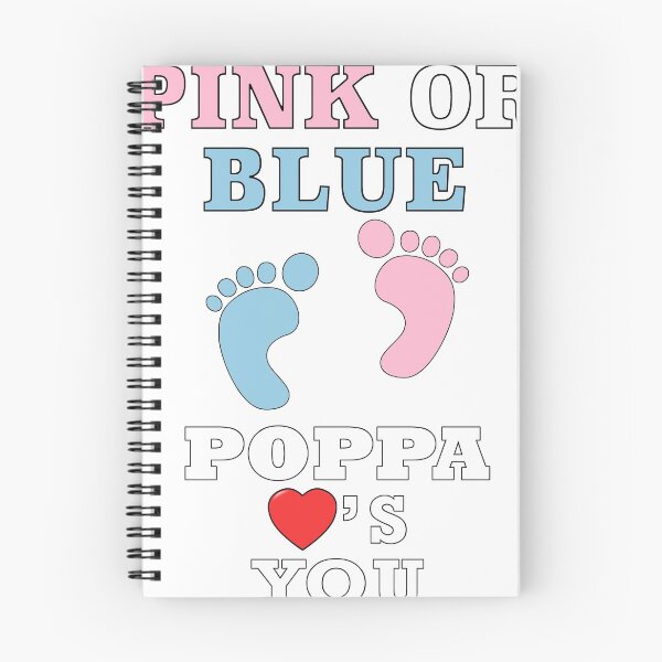 Item preview, Pink Or Blue Poppa Loves You Baby Shower Heart Gender Reveal Party Mens Womens T Shirt You Baby Shower Gender Reveal Party Mens Womens T Shirt Funny Cute Gift designed and sold by arcadetoystore.