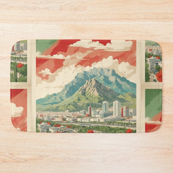 Artikelvorschau, Monterrey Mexiko Vintage Poster entworfen und verkauft von TravelersGems.