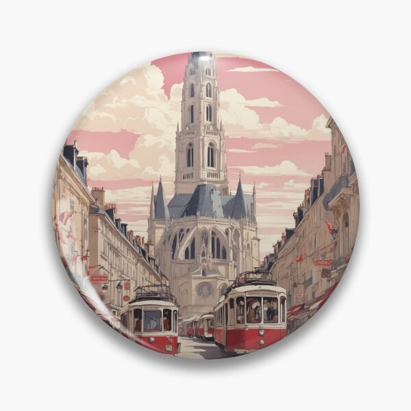 Artikelvorschau, Orleans Metropole Frankreich Vintage Poster Tourismus 2 entworfen und verkauft von TravelersGems.