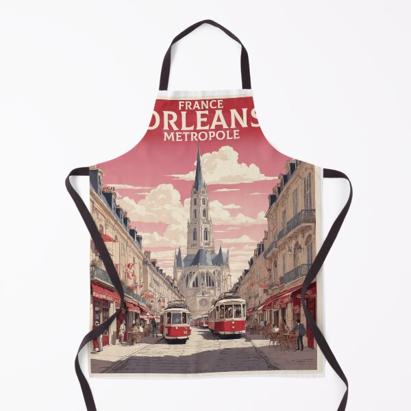 Artikelvorschau, Orleans Metropole Frankreich Vintage Poster Tourismus 2 entworfen und verkauft von TravelersGems.