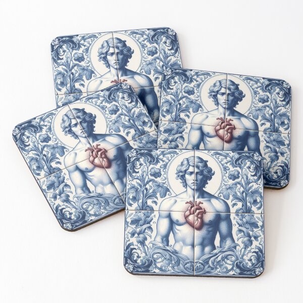 Item preview, Dutch Tile: The Heart No.5 designed and sold by ArtNook777.