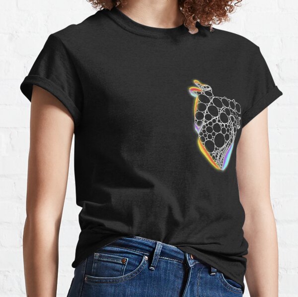 Fractal Heart with chromatic aberrations Classic T-Shirt