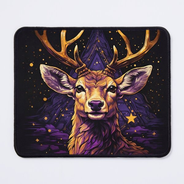 Item preview, Magical Deer Illustration designed and sold by PolygonPinnacle.