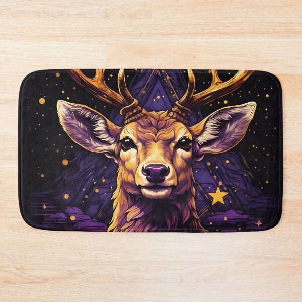 Item preview, Magical Deer Illustration  designed and sold by PolygonPinnacle.