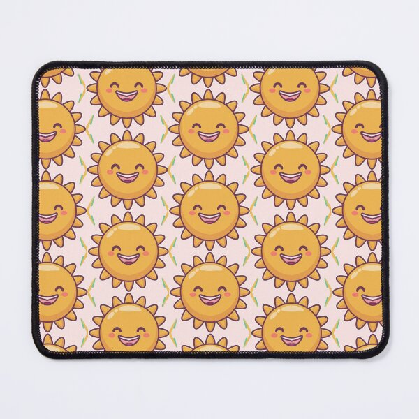 Item preview, Cute Kawaii Smiling Sun Pattern designed and sold by PatternInArt.