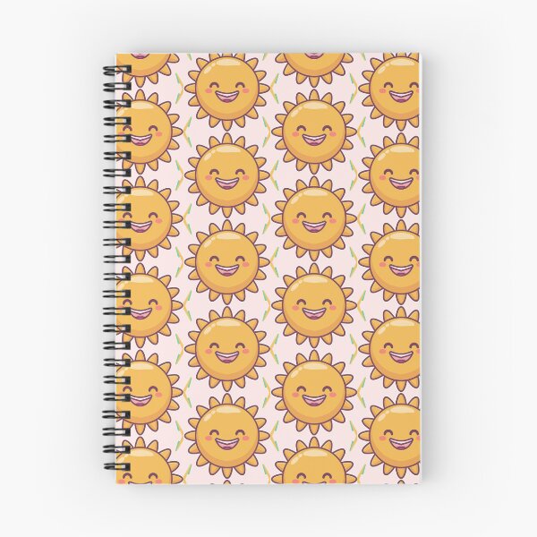 Item preview, Cute Kawaii Smiling Sun Pattern designed and sold by PatternInArt.